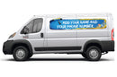 Custom Painter Sign for Ram ProMaster, Business Name, Phone Number