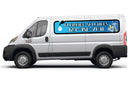 Custom Plumber Sign for Ram ProMaster Business Name, Phone Number