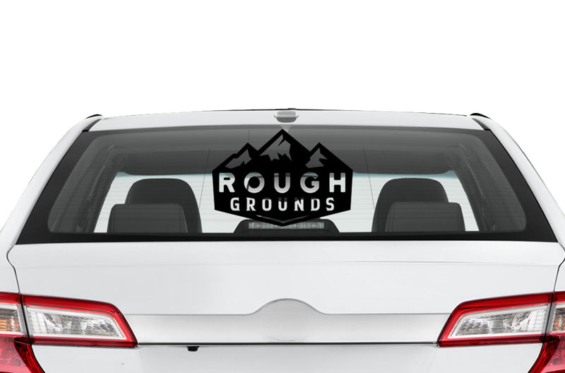 Custom Rear Window Logo Decals for Vehicles