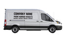 Custom Vinyl Lettering Decals for Ford Transit