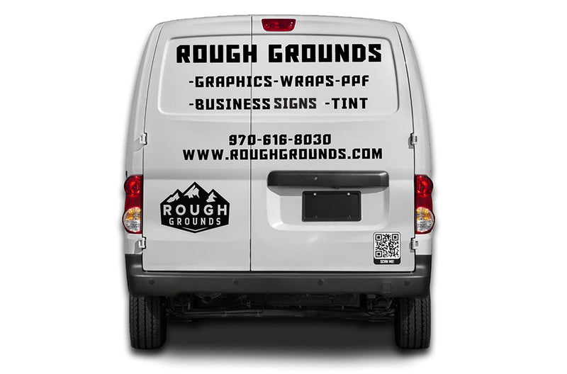 Custom Business Signs with Logo & Vinyl Lettering Decals for Chevrolet City Express Cargo