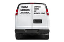 Custom Vinyl Lettering Decals for Chevrolet Express