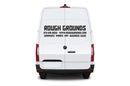 Custom Vinyl Lettering Decals for Mercedes Sprinter