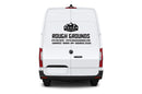 Custom Business Signs with Logo & Vinyl Lettering Decals for Mercedes Sprinter
