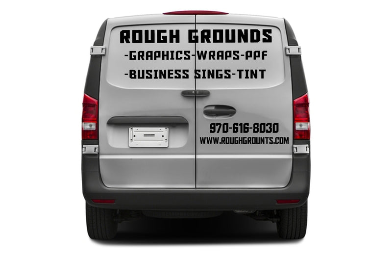 Custom Vinyl Lettering Decals for Mercedes-Benz Metris