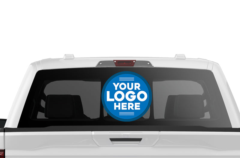 Sticker Rear Window Signage Custom rear window business logo decals for pickup trucks