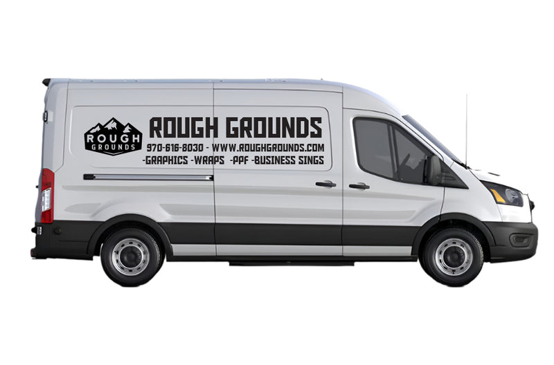 Custom Business Signs & Vinyl Lettering Decals for Ford Transit