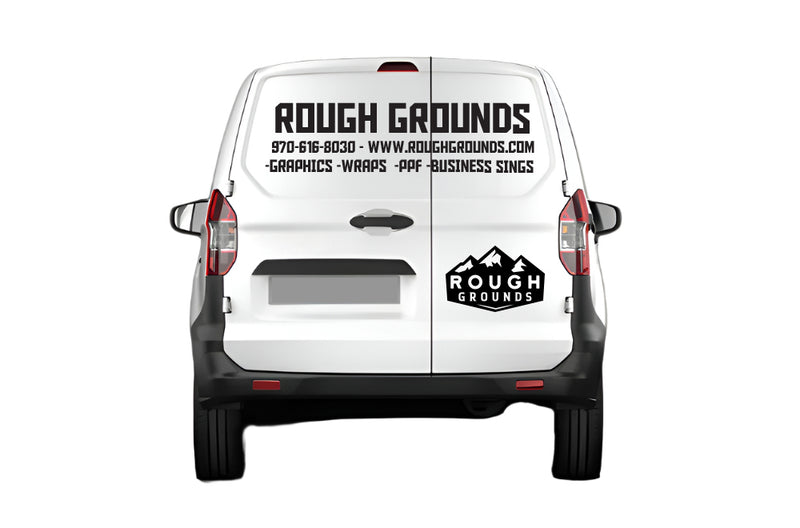 Custom Business Signs & Vinyl Lettering Decals for Ford Transit