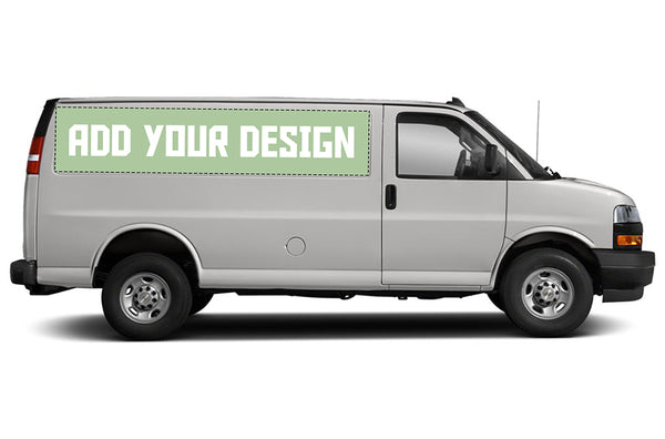 Custom Full-Size Business Signs & Graphics for Chevrolet Express