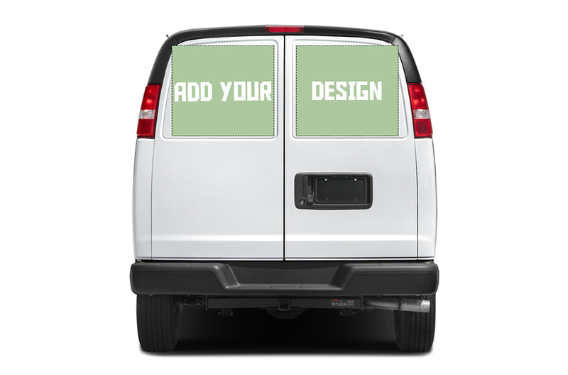 Custom Full-Size Business Signs & Graphics for Chevrolet Express