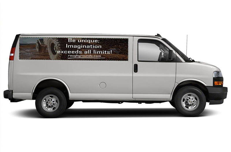 Custom Full-Size Business Signs & Graphics for Chevrolet Express