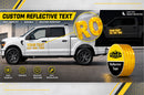 Custom Reflective Text & Lettering Decals for Vehicles | Rough Grounds
