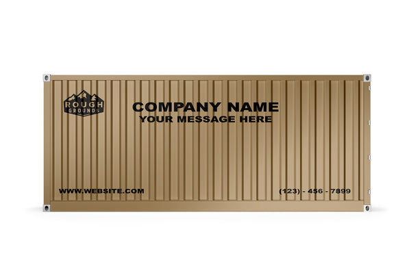 Custom Shipping Container Decals – Stickers Logo & Regulatory Info