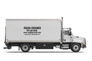 Custom business signs and vinyl lettering decals for 20' Box Truck