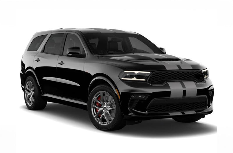 Double rally stripes graphics decals for Dodge Durango