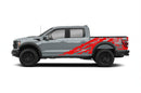 Eagle flag shredded side graphics decals for Ford F150 Raptor