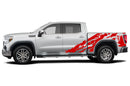 Eagle shredded graphics decals for GMC Sierra