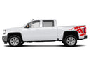 Flag side bed side graphics decals for GMC Sierra 2014-2018