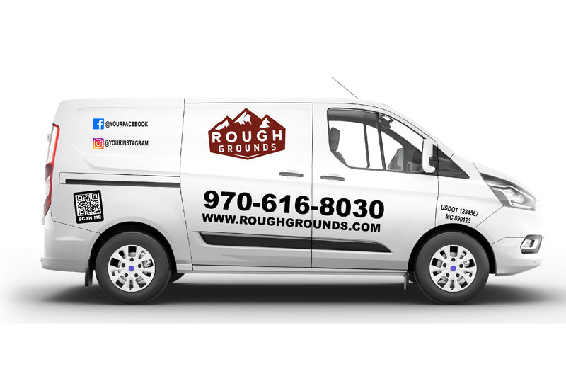 Ford Transit Custom Full Decal Kit – Business Signs & Reflective Tape