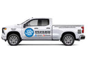 Custom Chevrolet Silverado Truck Decals | Full Business Branding Kit