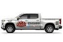 Custom Chevrolet Silverado Truck Decals | Full Business Branding Kit