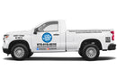 Custom Chevrolet Silverado Truck Decals | Full Business Branding Kit