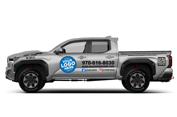 Full Business Branding & Vinyl Decal Kit for Toyota Tacoma Trucks