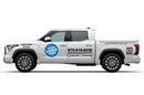 Custom Toyota Tundra Truck Decals | Full Business Branding Kit