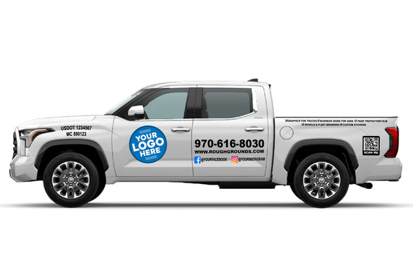 Custom Toyota Tundra Truck Decals | Full Business Branding Kit