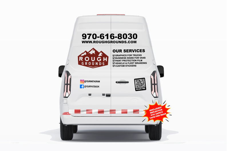 Ford Transit Connect 2008-2013 – Business Signs & Reflective Tape