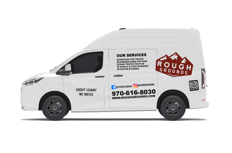 Ford Transit Connect 2008-2013 – Business Signs & Reflective Tape