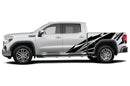 Geometric pattern graphics decals for GMC Sierra