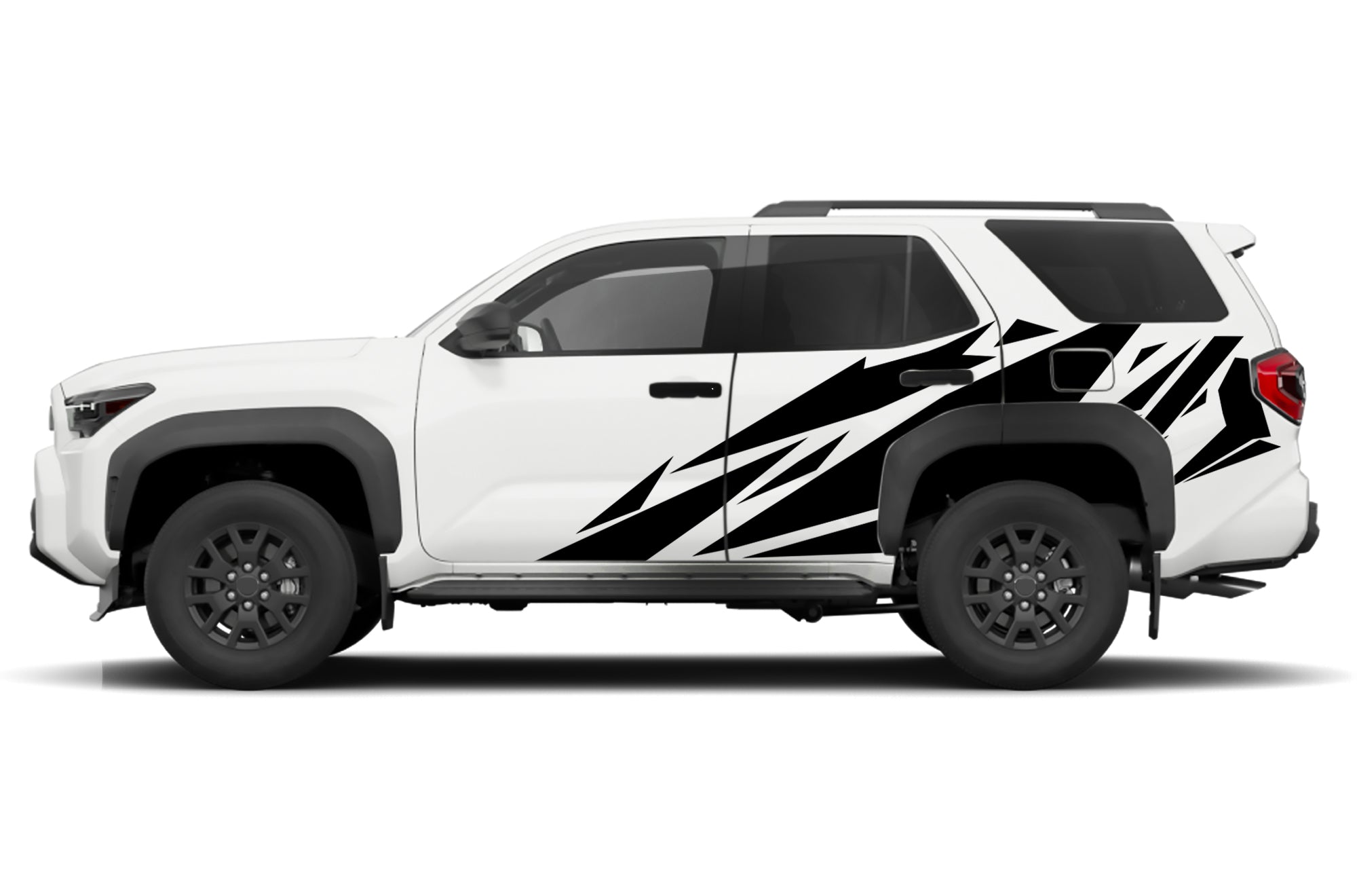 Geometric pattern side graphics decals compatible with Toyota 4Runner