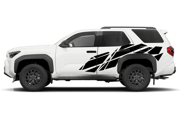 Geometric sequence side graphics decals compatible with Toyota 4Runner