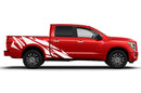 Geometric pattern side graphics decals for Nissan Titan