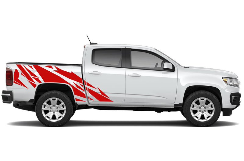 Geometric patterned graphics decals for Chevrolet Colorado 2015-2022