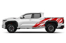 Geometric pattern side graphics decals for Toyota Tacoma