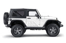 Mountain forest decals graphics compatible with Jeep Wrangler JK 2 doors