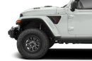 Topographic print fender vent side graphics decals for Jeep Gladiator JT