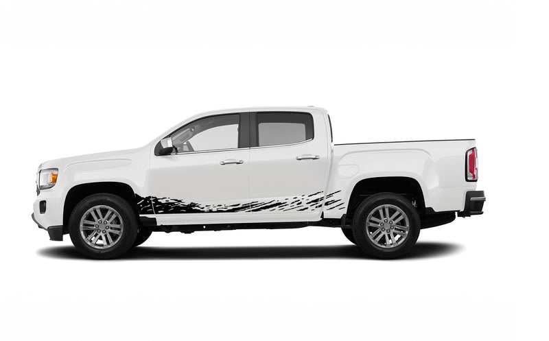 Lower mud splash graphics decals for GMC Canyon 2015-2022