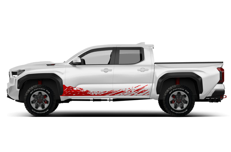 Lower mud splash side graphics decals for Toyota Tacoma