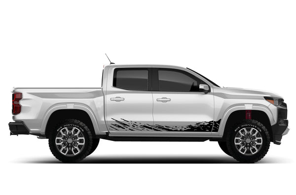 Lower mud splash graphics decals for Chevrolet Colorado