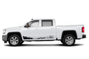 Lower mud splash side bed graphics decals for GMC Sierra 2014-2018