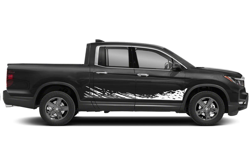 Lower mud splash side graphics decals for Honda Ridgeline