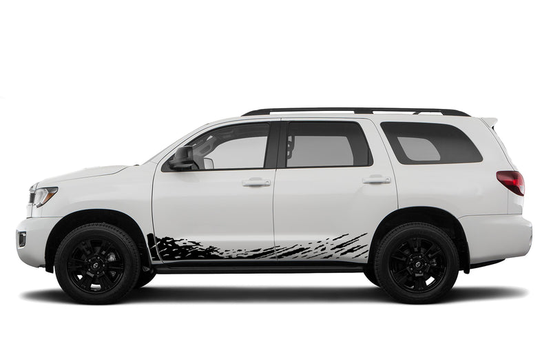 Lower mud splash side graphics decals for Toyota Sequoia 2008-2022