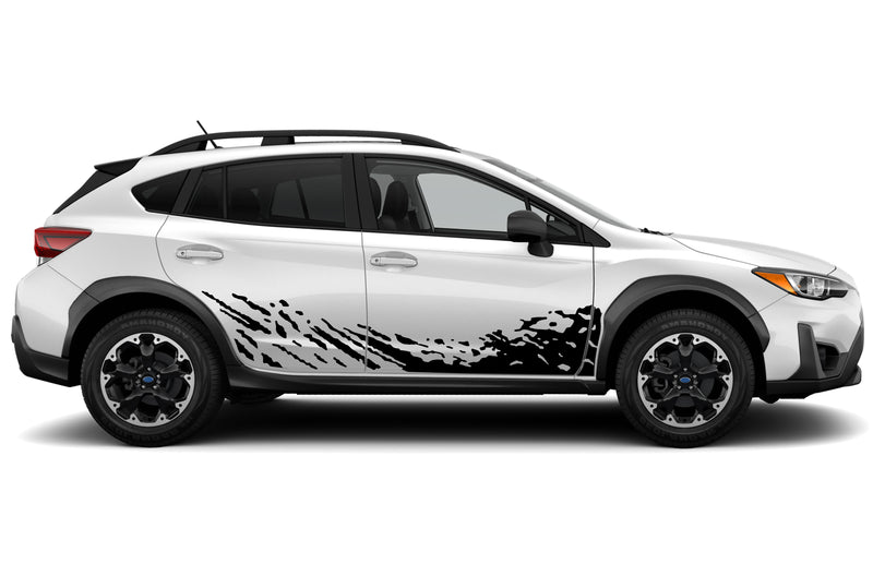 Lower mud splash graphics decals for Subaru Crosstrek 2018-2023