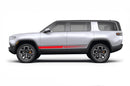Lower panel stripes side graphics decals for Rivian R1S
