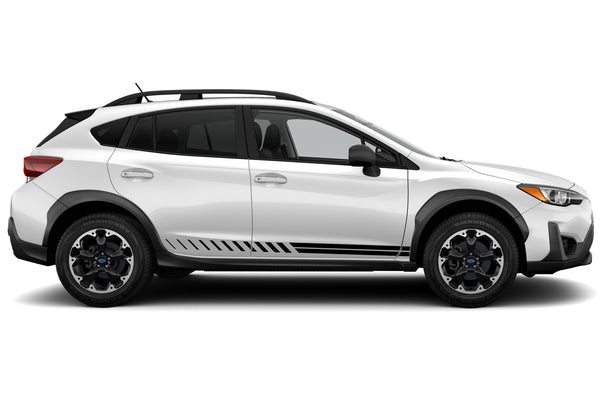 Lower panel stripes graphics decals for Subaru Crosstrek 2018-2023