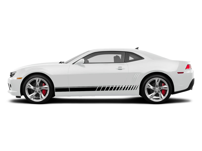 Lower speed racing stripes decals for Chevrolet Camaro 2010-2015