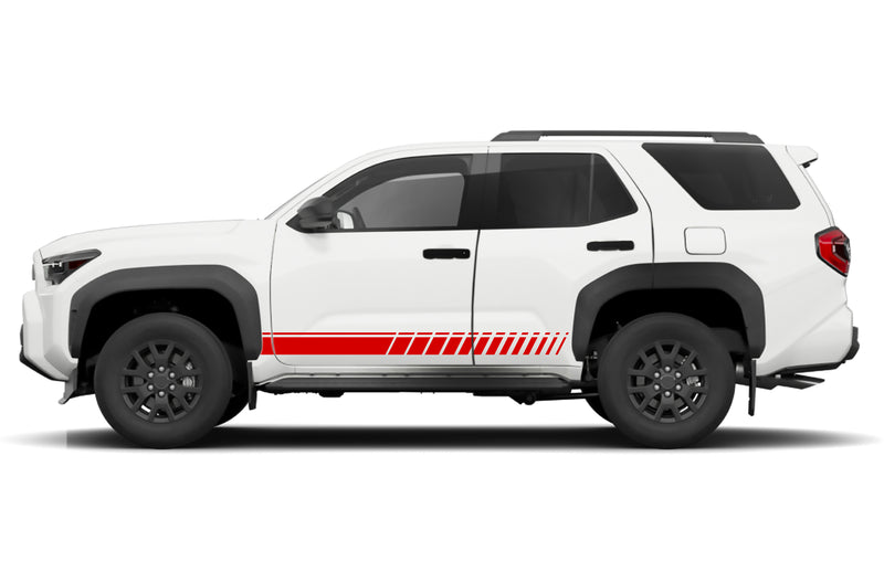 Lower side stripes graphics decals compatible with Toyota 4Runner